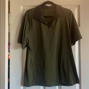 Olive green lululemon men’s polo